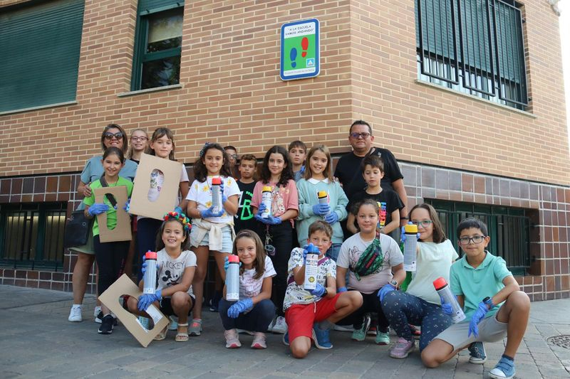 Pintando huellas en Carbajosa 