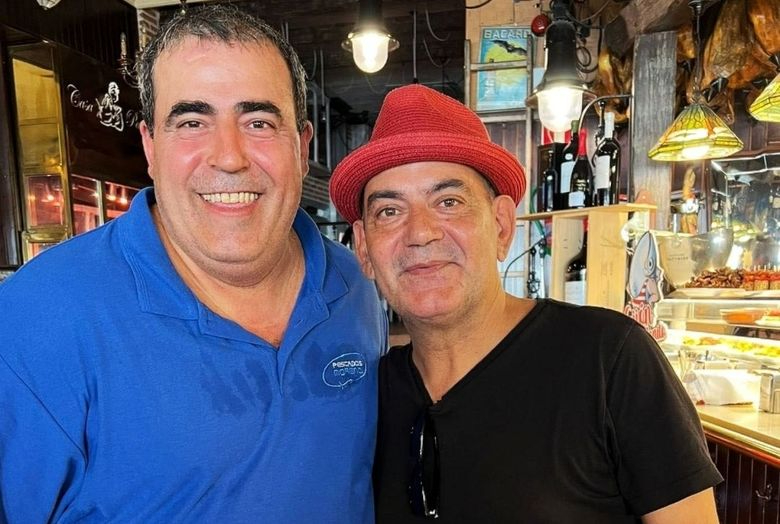 El humorista José Corbacho disfruta de las fiestas de Salamanca