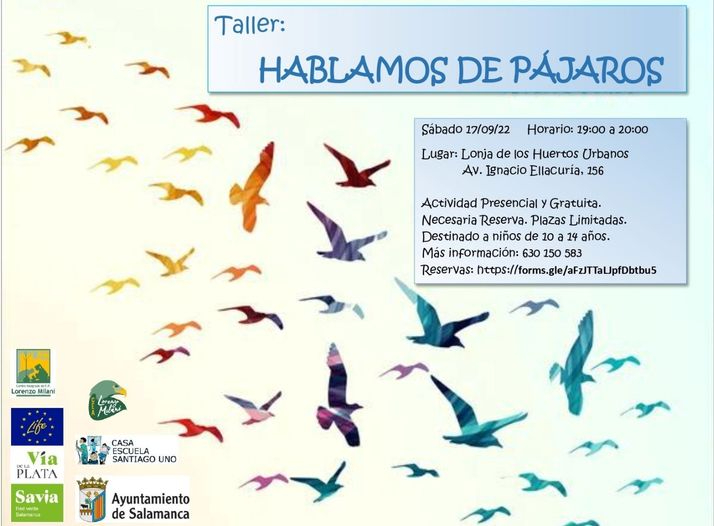 ‘Hablamos de pájaros’ inaugura la actividad en la nueva Lonja de los Huertos Urbanos