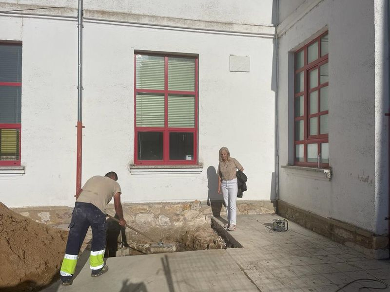 Se inician las obras para instalar un ascensor en el CEIP Santa Teresa