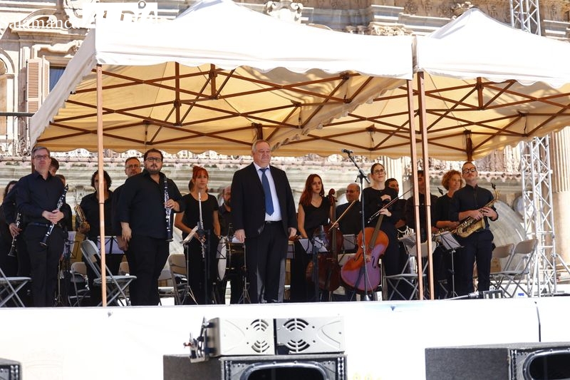 La Banda Municipal de Música ameniza el viernes con un cuidado recital en la Plaza Mayor