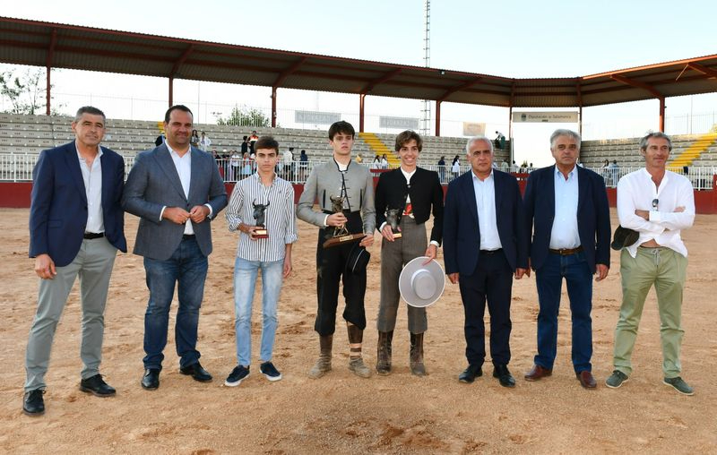 El ganador y los destacados del Certamen de Escuelas de Tauromaquia en Clases Prácticas