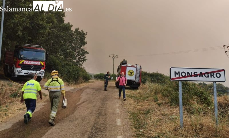 Monsagro homenajeará el sábado a los que ayudaron a la localidad durante el incendio de julio