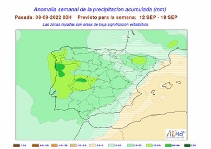 La Aemet prevé precipitaciones generalizadas y significativas en Castilla y León