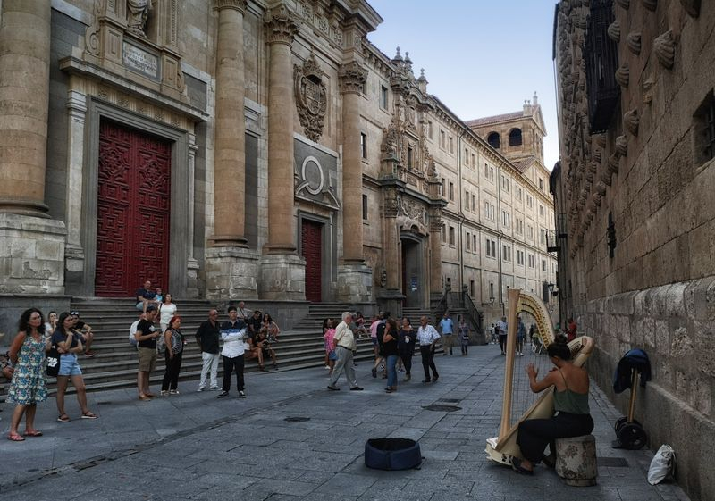 La arpista en su mejor escenario