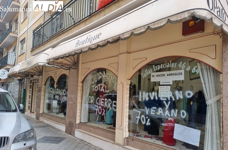 Liquidación por cierre en esta histórica boutique salmantina