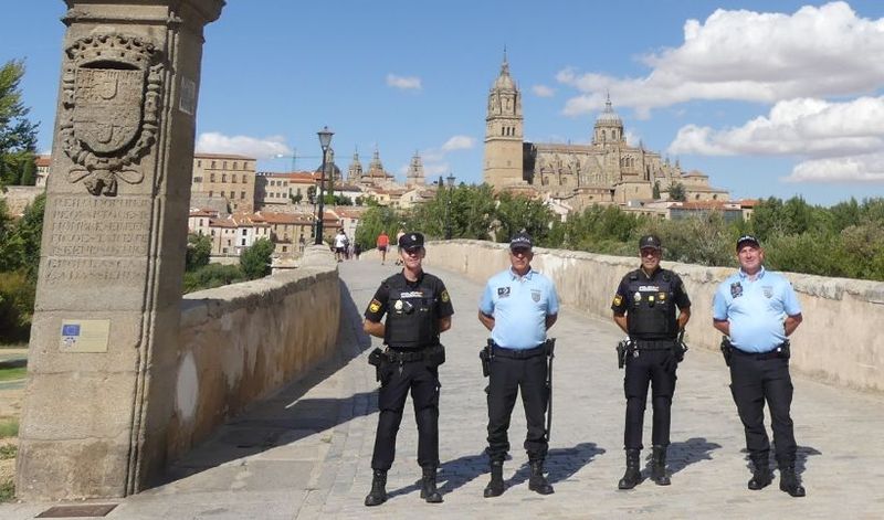 ¿Qué hacen policías portugueses en Salamanca?