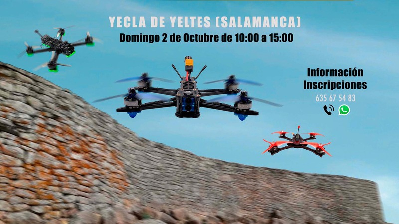 La Junta promueve una competición de drones en el castro de Yecla de Yeltes