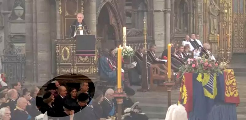 La foto más buscada: los Reyes, sentados junto a los eméritos en el funeral de Isabel II