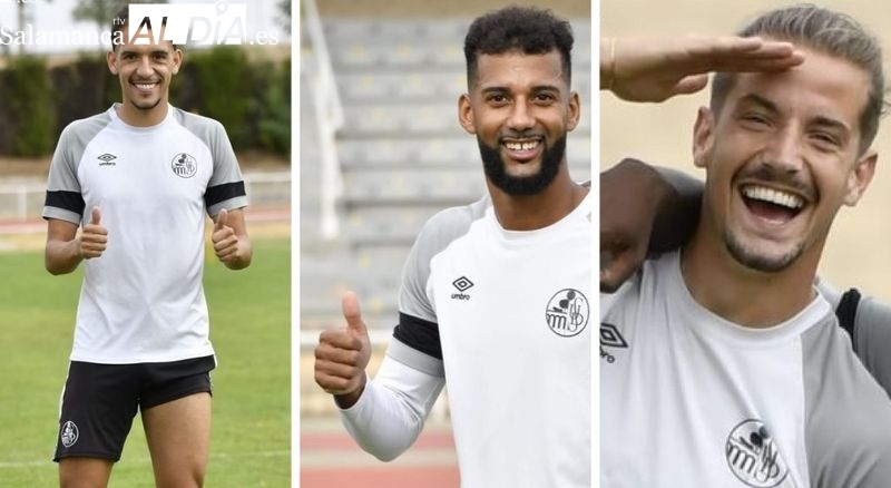 Buen ambiente y sonrisas en el primer entrenamiento del Salamanca UDS tras su victoria en Palencia