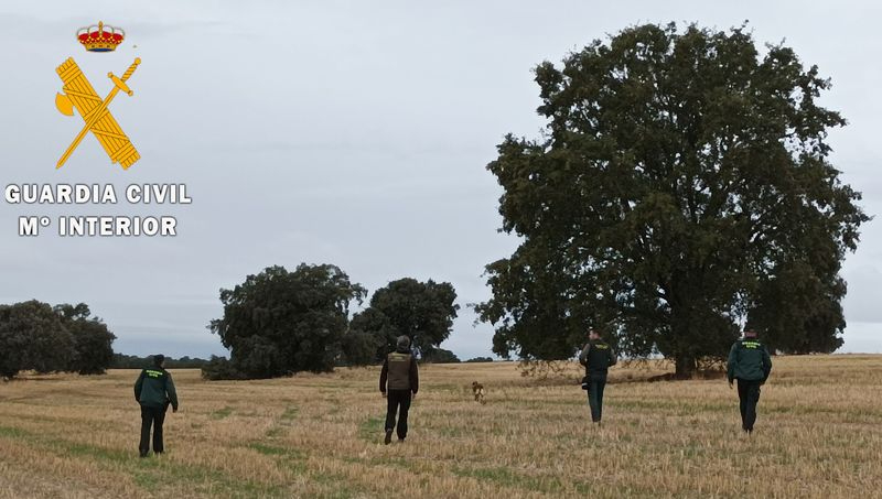 Tres identificados por envenenar a aves protegidas en una finca de Cantalpino