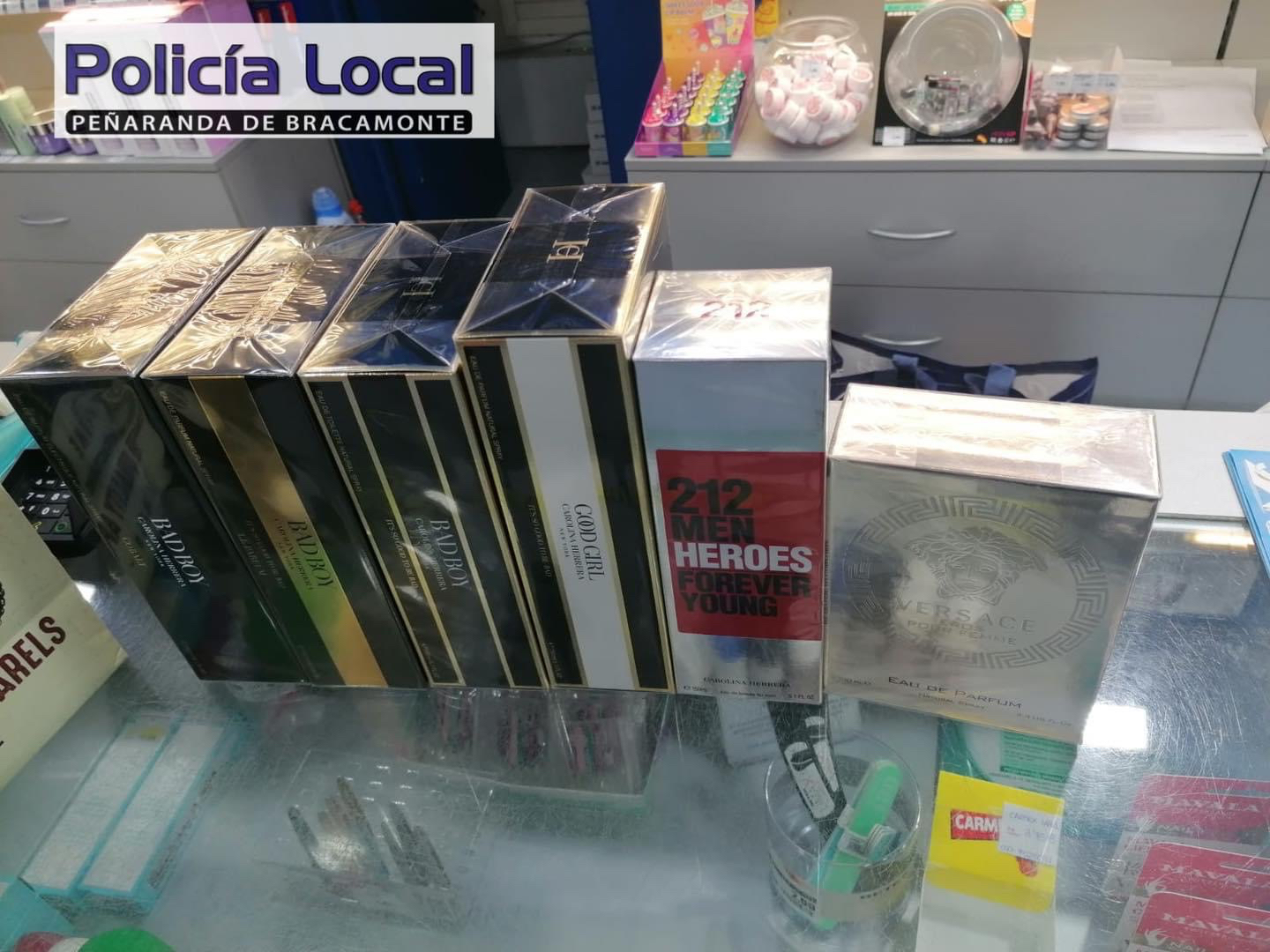 Detenido un varón como autor de un presunto hurto en un establecimiento de Peñaranda