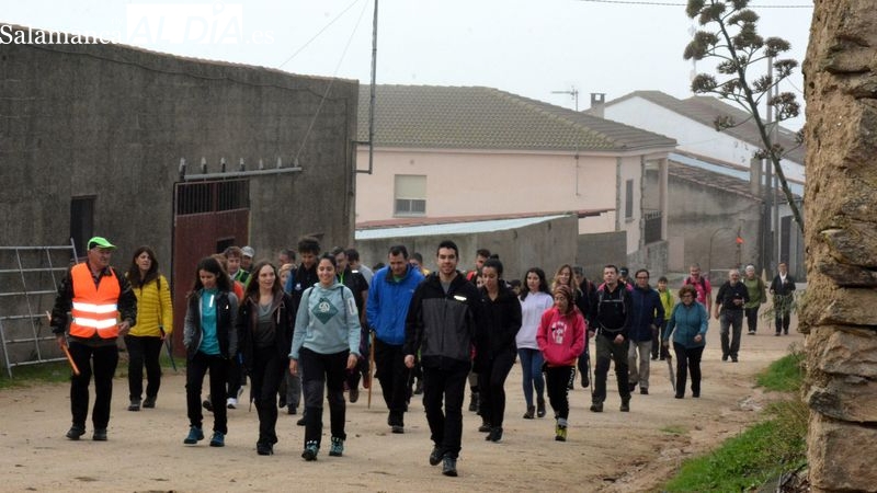 Hinojosa de Duero inaugura la ruta de Los Tres Tesos en una estupenda mañana otoñal
