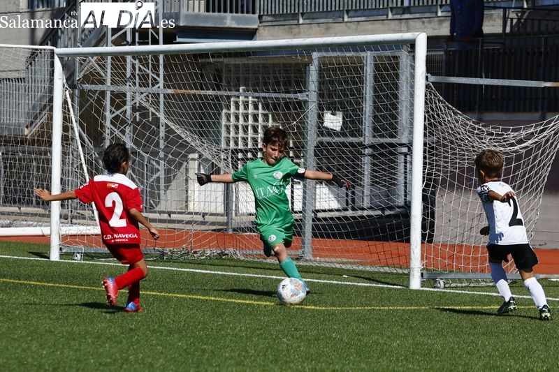 La alegría de los más pequeños llena los campos salmantinos gracias al fútbol base provincial