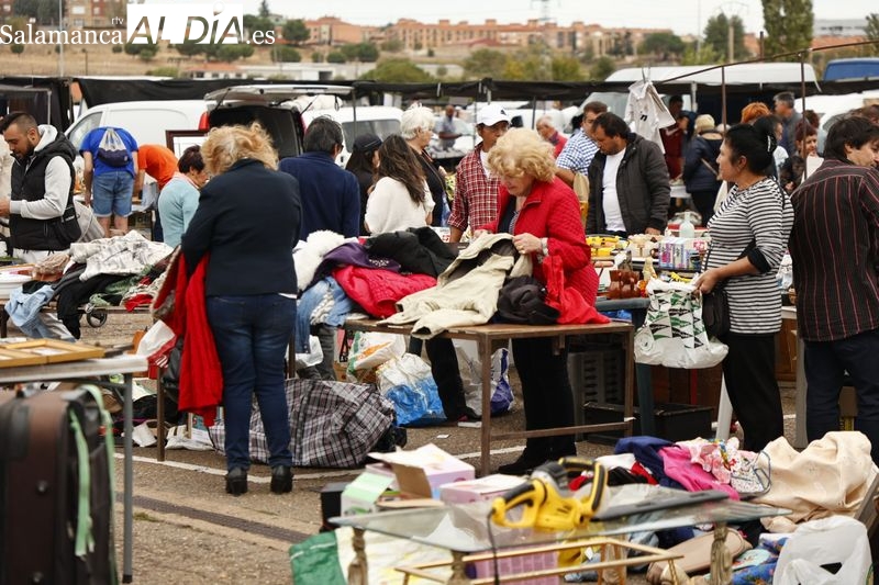Deporte, paseos y compras en el Rastro: los salmantinos disfrutan del domingo al aire libre