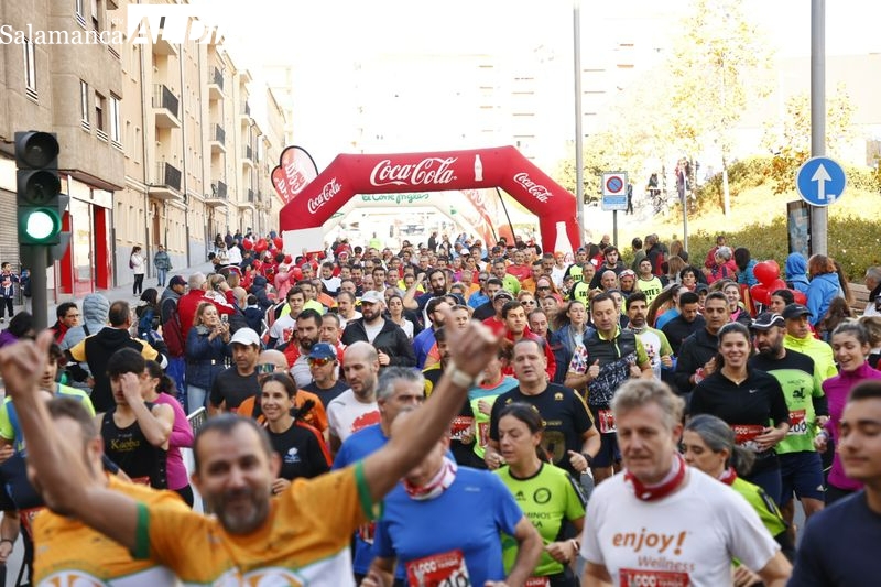 Salamanca luce su cara más solidaria en la Carrera de los 1.000 Pasos