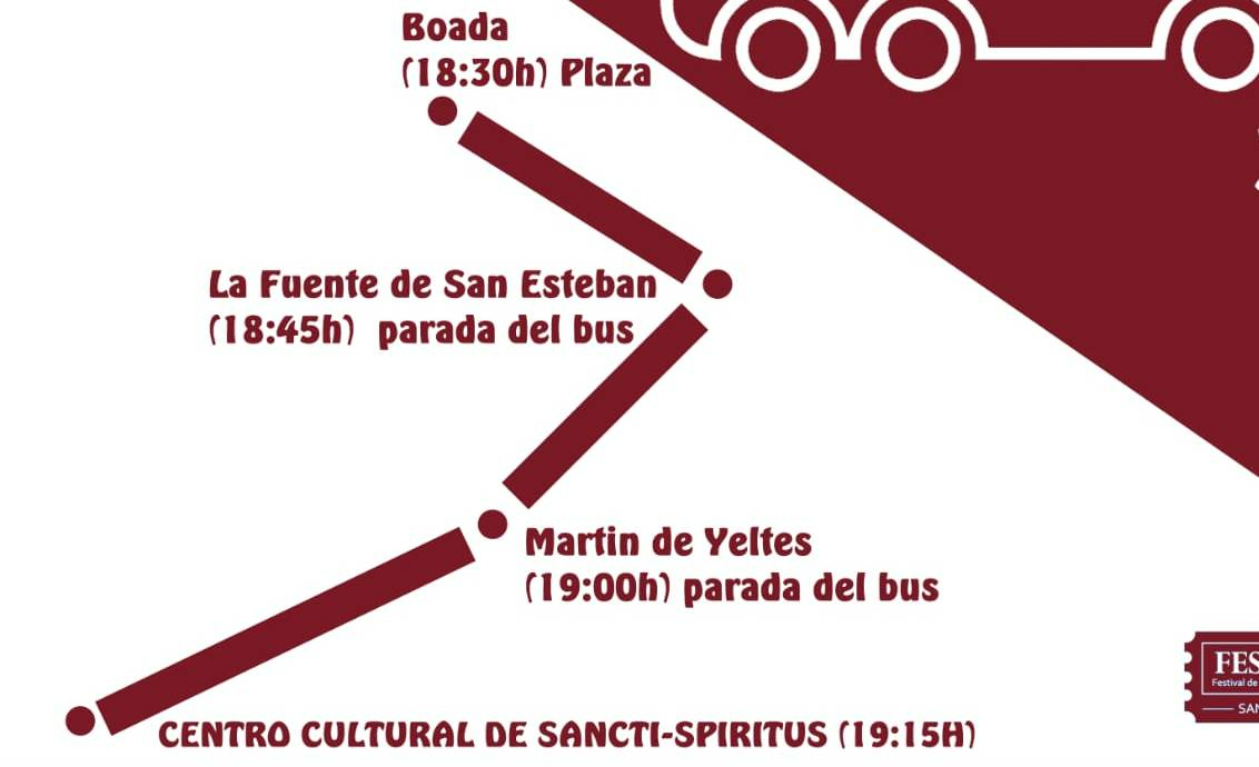El Autobús del Teatro recorrerá esta semana Boada, La Fuente y Martín de Yeltes