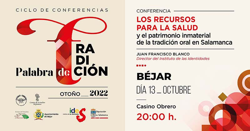 La tradición oral protagonizará la próxima cita del Centro de Estudios Bejaranos