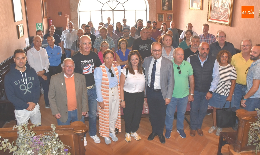 Los trabajadores del Servicio Territorial de Medio Ambiente festejan a su patrón en Ciudad Rodrigo