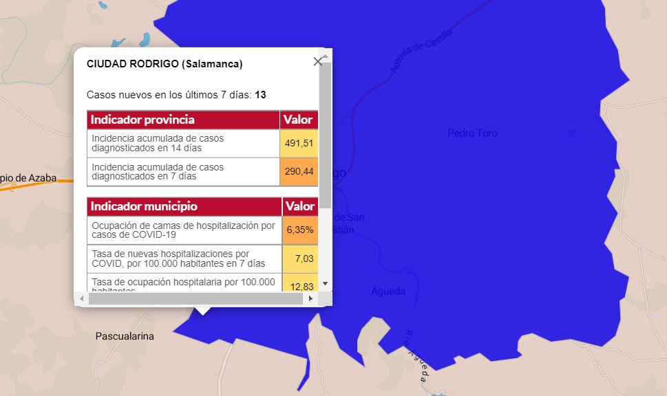 Prosigue la tenue tendencia ascendente con positivos desde el martes en cinco municipios