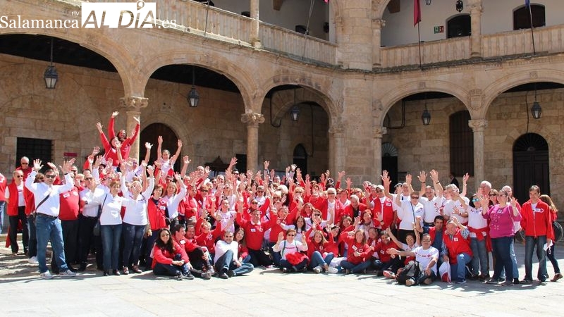 Los chalecos rojos toman Vitigudino en el Encuentro Provincial de Voluntariado de  Cruz Roja en Salamanca