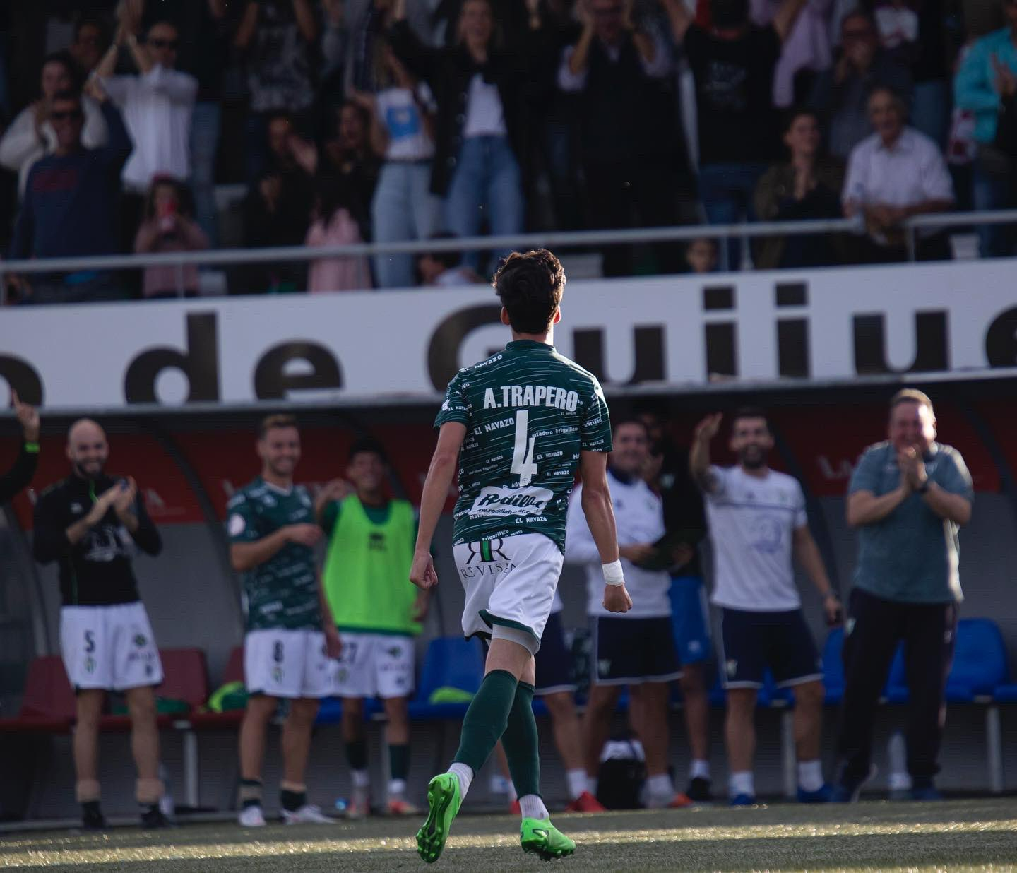 Así fue el golazo de Trapero para el CD Guijuelo: una obra de arte desde el centro del campo del Municipal
