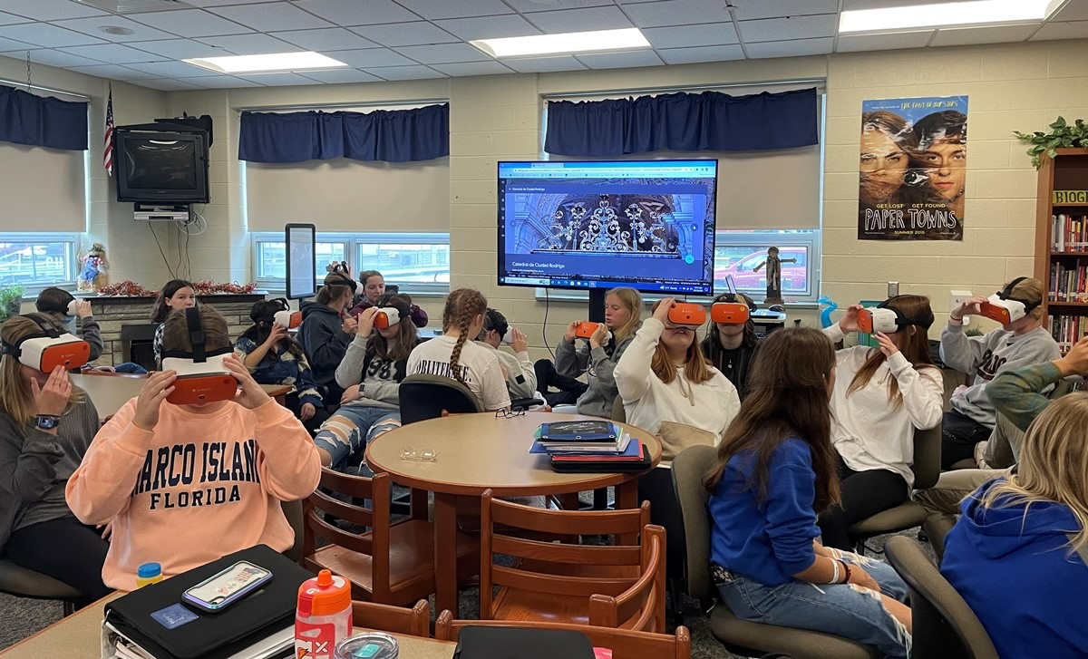 Alumnos de un instituto de Pensilvania (EEUU) descubren virtualmente Ciudad Rodrigo