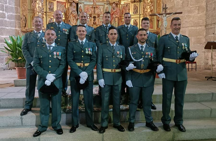 Los agentes de Fuenteguinaldo, El Payo y Navasfrías festejan de forma conjunta a su patrona