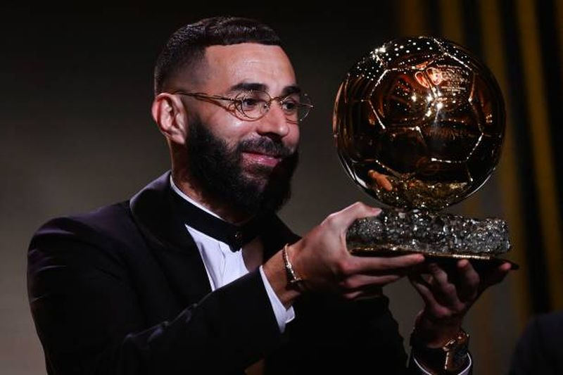 Karim Benzema, ganador del Balón de Oro 2022