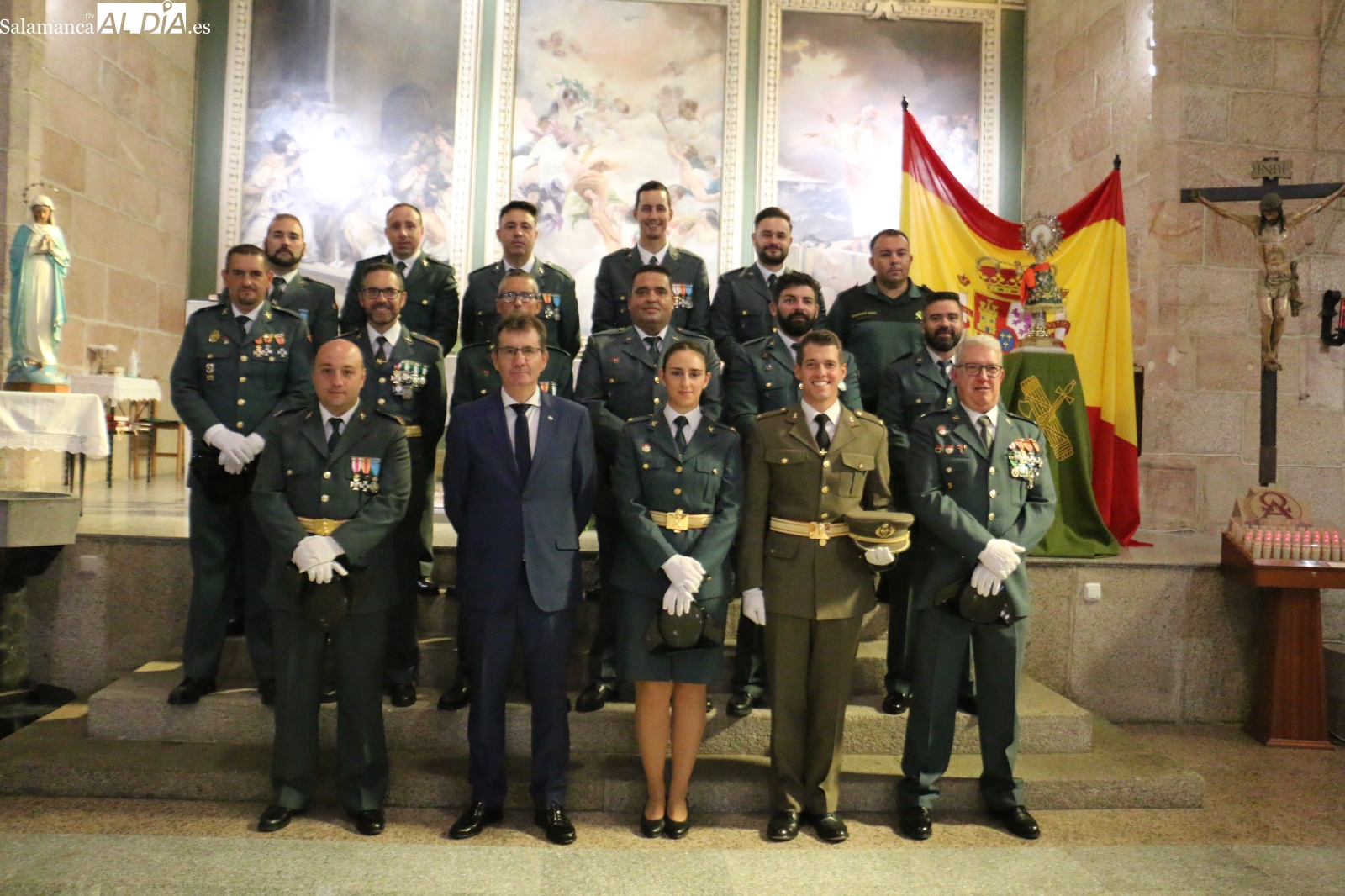 La Guardia Civil celebra el día de su Patrona en los distintos cuarteles de la demarcación de Vitigudino