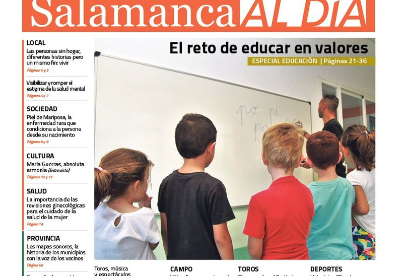 El número de octubre del periódico de papel SALAMANCA AL DÍA sale a la calle este martes