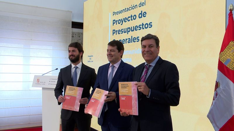 Castilla y León tendrá en 2023 el presupuesto  más alto de la historia, crece un 12,35%