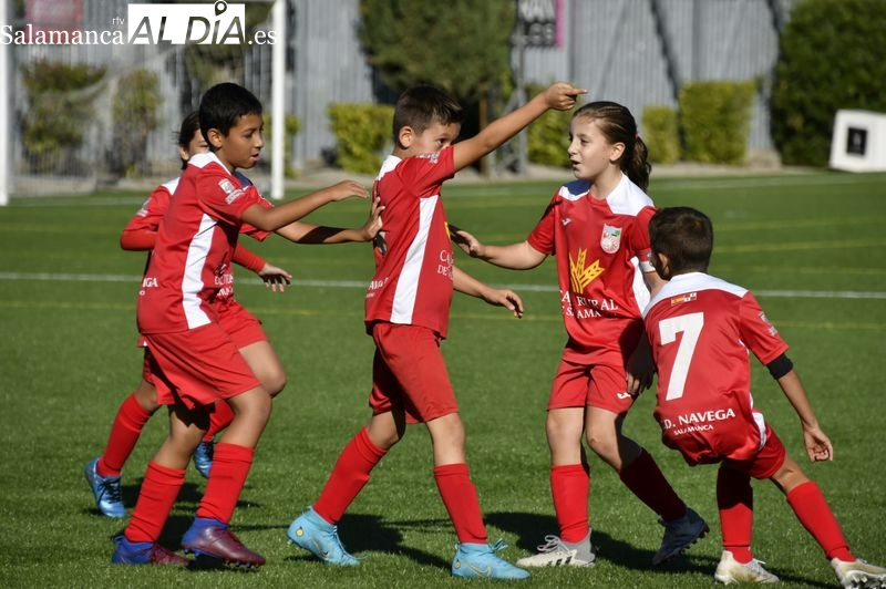 El fútbol base regresa a Salamanca por la puerta grande: goles, emoción y diversión entre los más pequeños