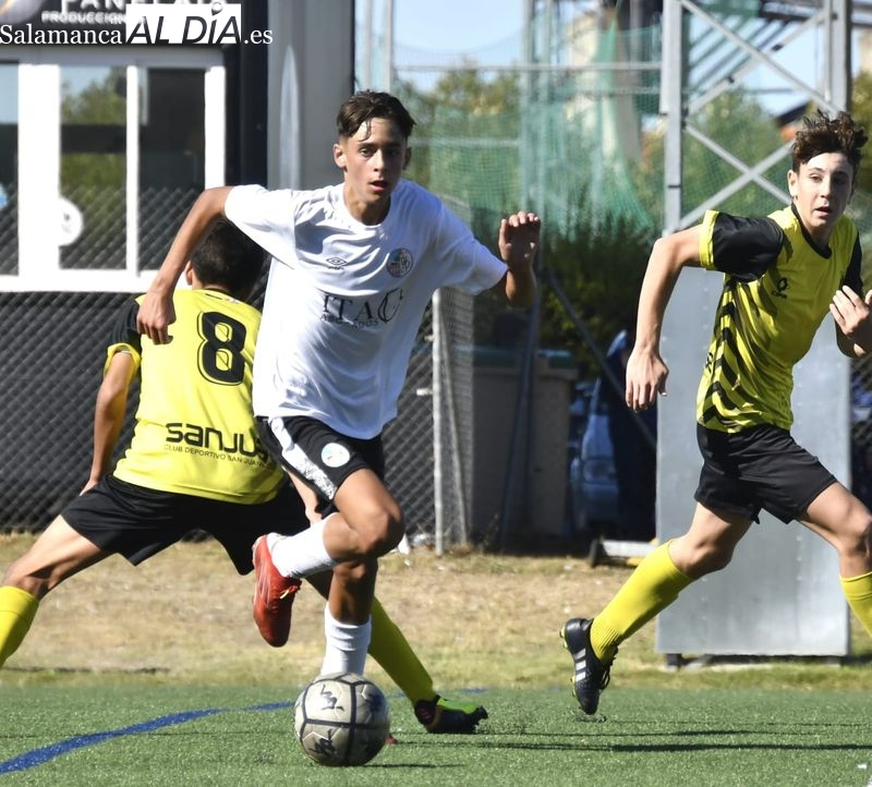 Los equipos salmantinos disfrutan de una nueva apasionante jornada en el fútbol base regional
