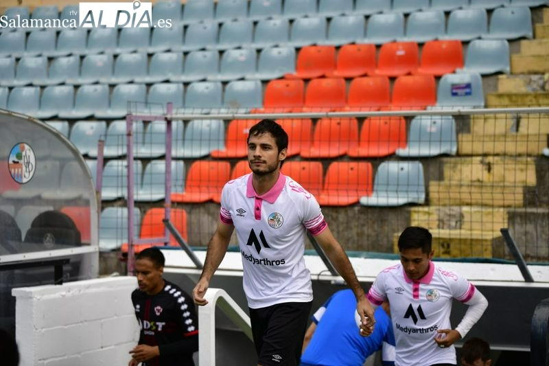Álvarito, sobre el 2-1 del Salamanca UDS: La sensación es buena por ganar en casa con nuestra gente