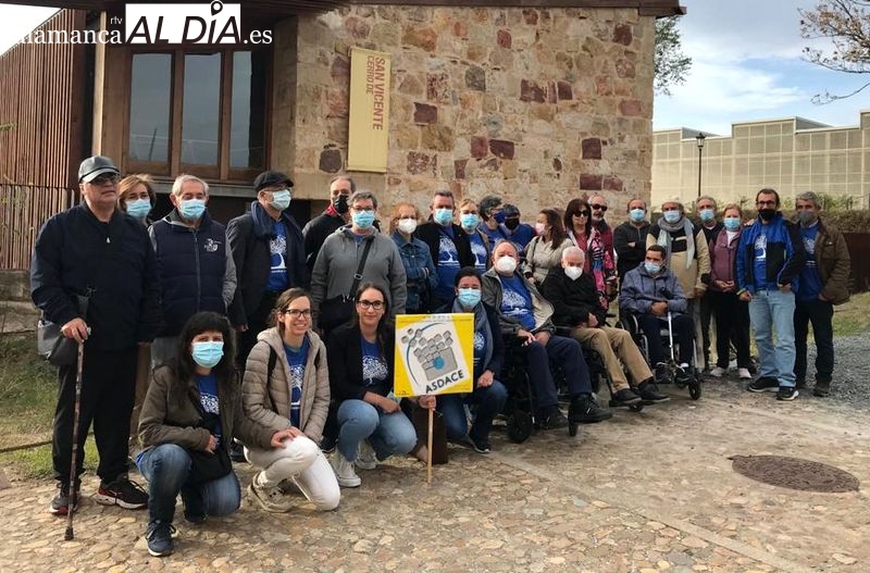 Día feliz para Asdace por su visita al Cerro de San Vicente