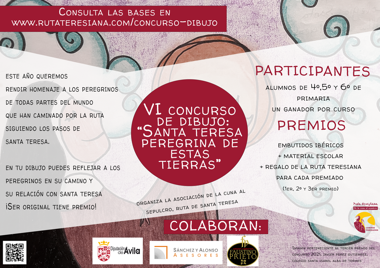 Convocado el VI concurso de dibujo Santa Teresa peregrina de estas tierras