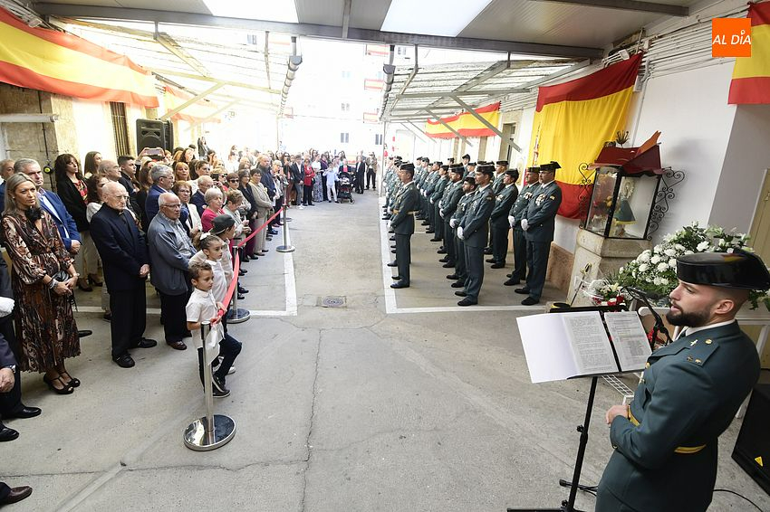 Condecorados dos agentes de la Guardia Civil mirobrigense, que jubila a uno de sus históricos