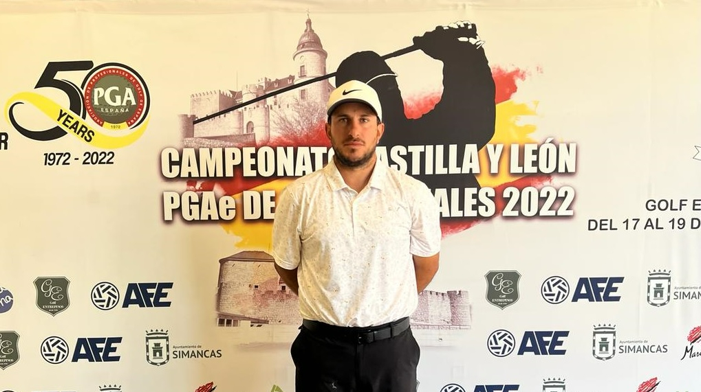 El salmantino Rubén Hernández, a un paso del podio en el Campeonato de Castilla y León de Profesionales-Spain Golf Tour 2022