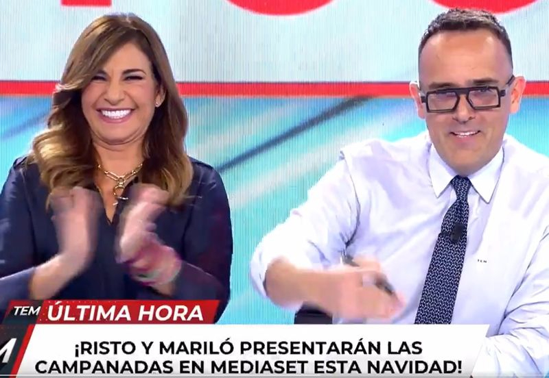 Risto Mejide y Mariló Montero darán las Campanadas en Mediaset