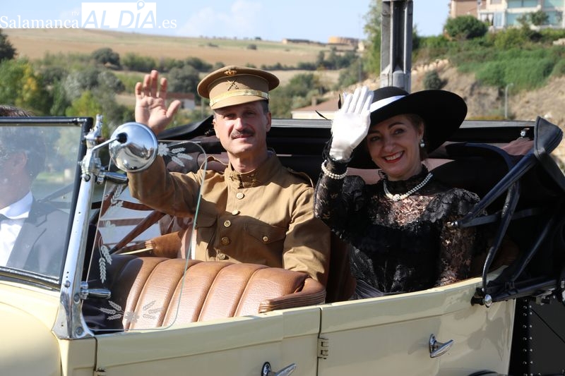 Los reyes Alfonso XIII y María Eugenia regresan a Alba de Tormes cien años después 