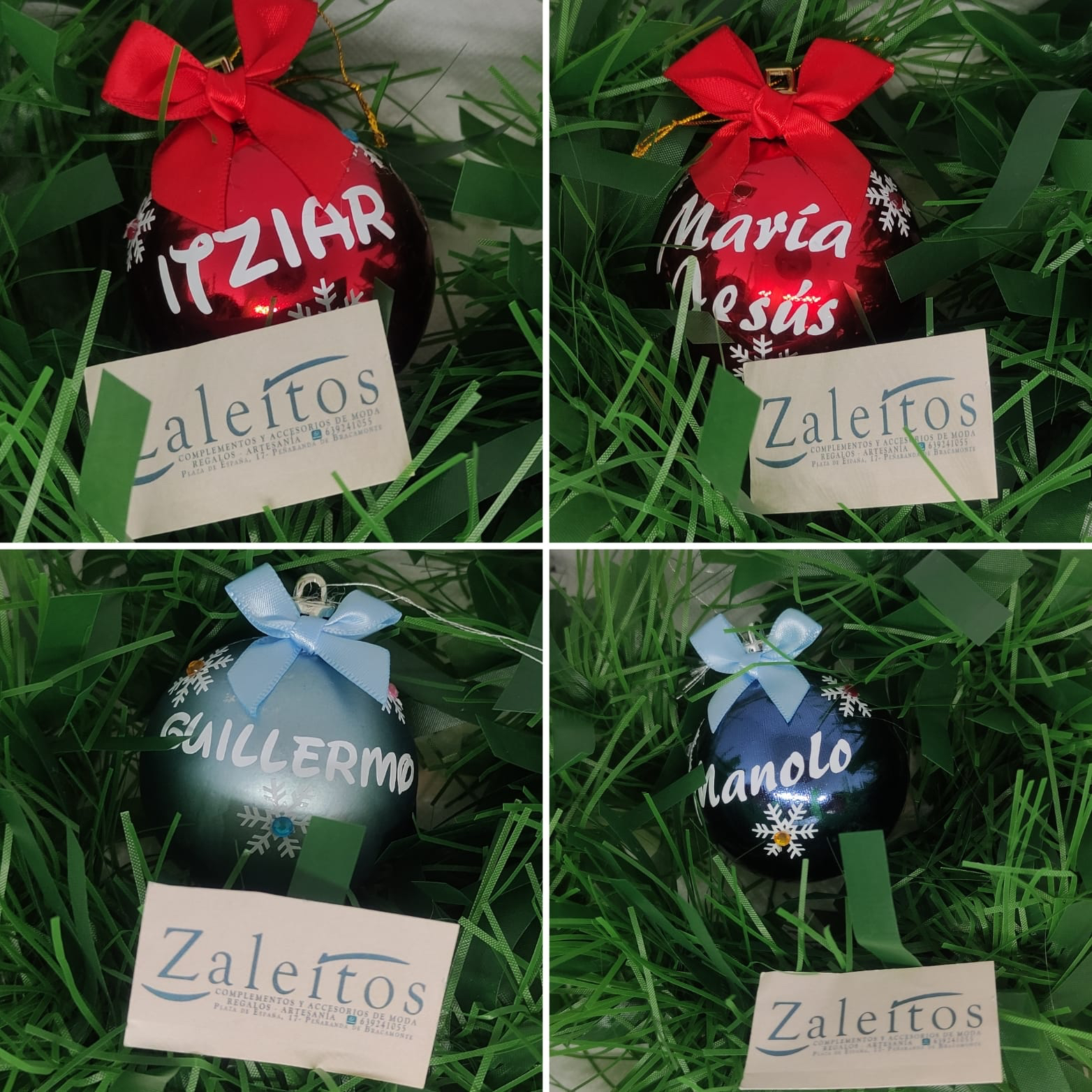 Zaleítos apuesta por una Navidad original y diferente con la personalización de complementos y decoraciones 