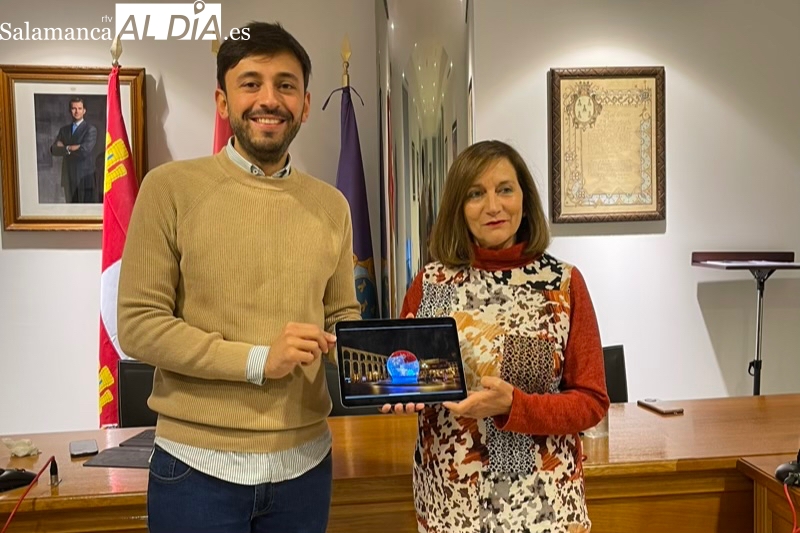 Una novedosa bola iluminada será protagonista en la Navidad 2022 de Peñaranda