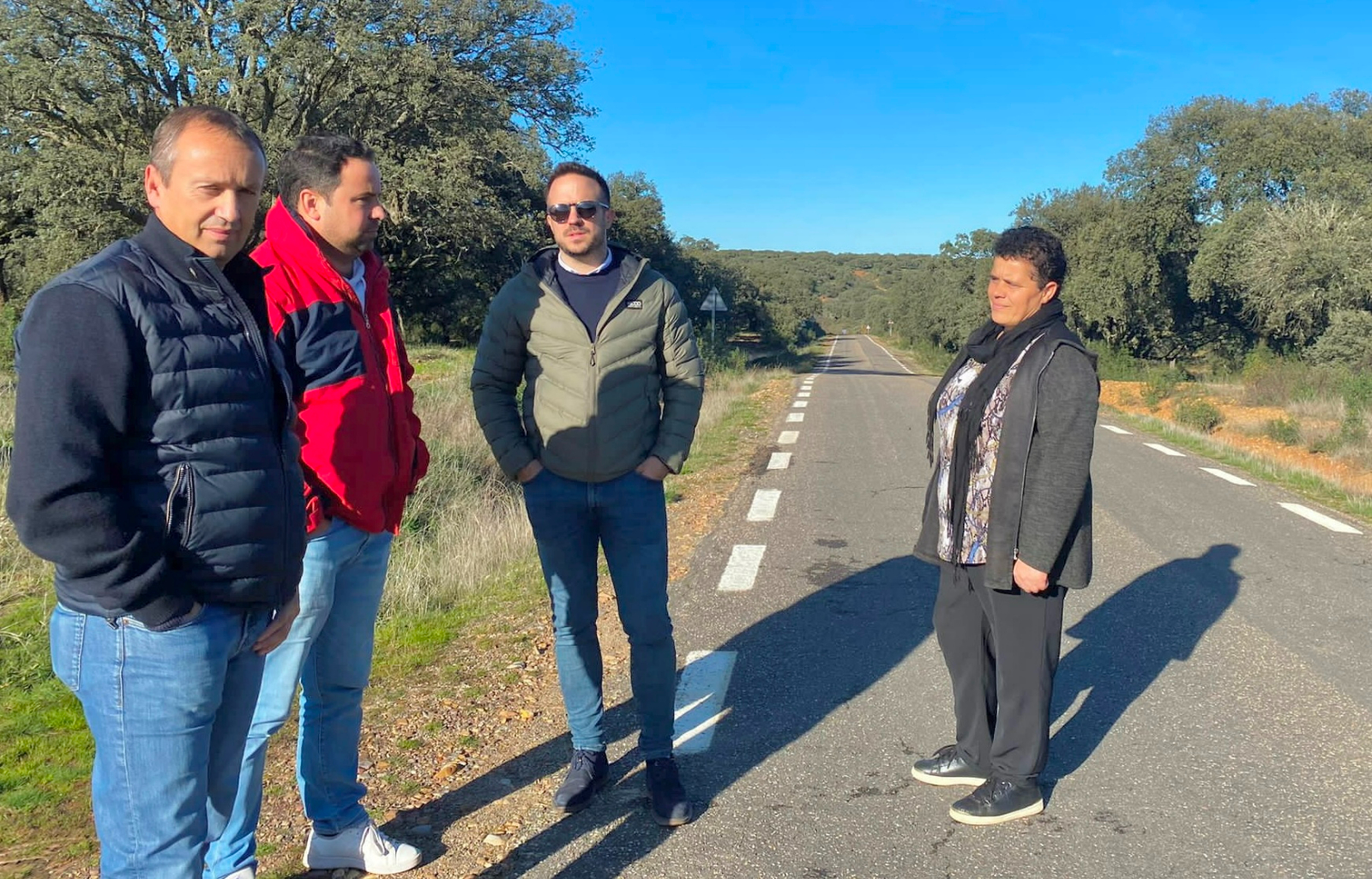 El PSOE reclama a la Diputación el arreglo de la carretera entre Morasverdes y Aldehuela de Yeltes