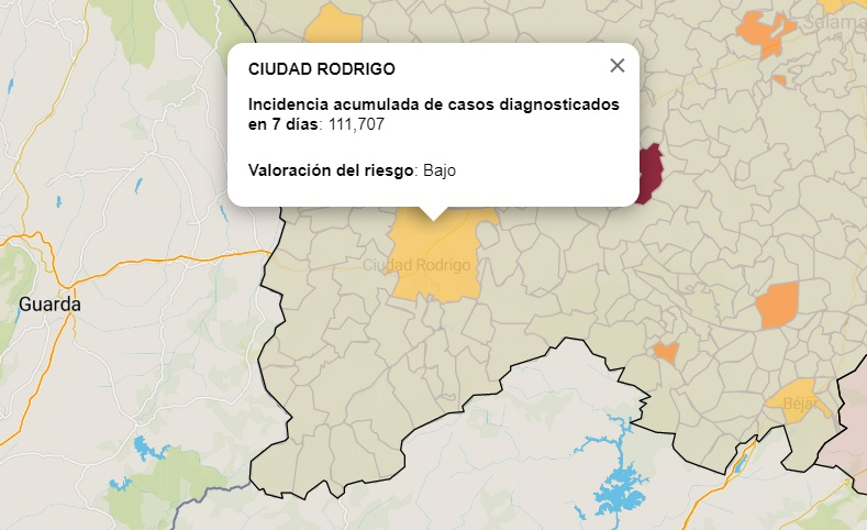 Sólo Miróbriga ha marcado casos en la última semana, siendo la mejor actualización en 13 meses