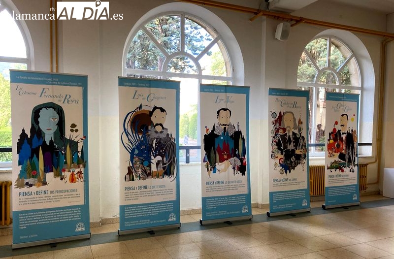 La exposición de Violeta Monreal que arrasa en colegios e institutos salmantinos