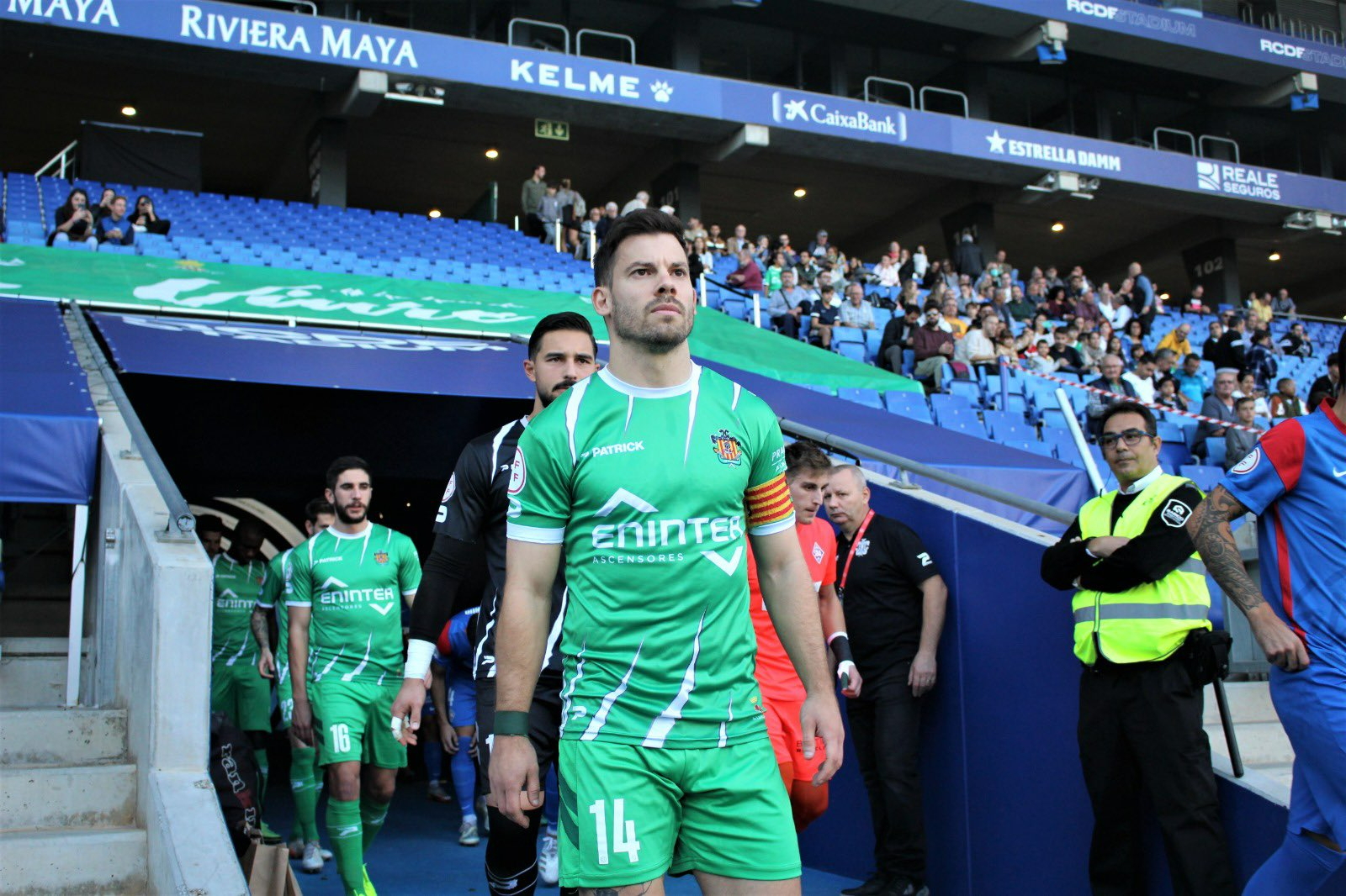 Kike López: Es un premio jugar los partidos del Cornellá en un campo de Primera como el RCDE Stadium