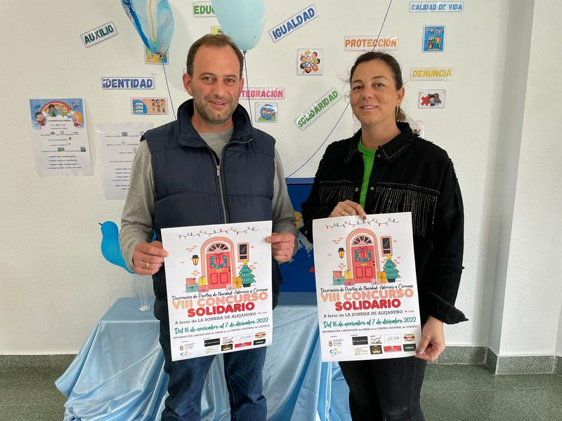Concurso solidario de decoración de puertas de Navidad en Guijuelo 