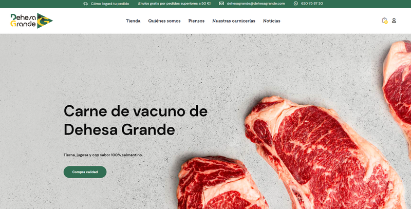 Dehesa Grande muestra su compromiso con la innovación a través de su nueva web