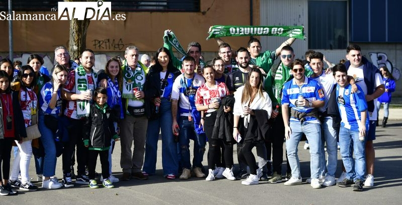 La Copa del Rey se disfruta en Salamanca: bocatas de jamón, DJ, buen ambiente y sabor a fútbol en el Municipal
